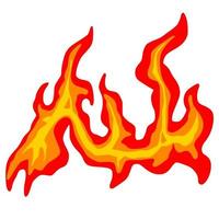 Fire cartoon element vector