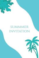 summer background vector illustration