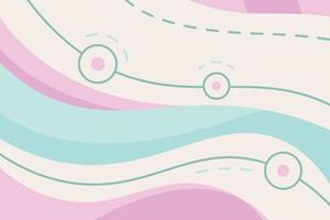 abstract wave colorful pastel background vector