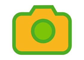 digital camera shape vector, icon or symbol design vector