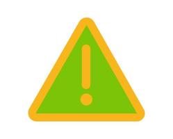 vector design, icon or symbol shape caution sign