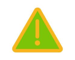 vector design, icon or symbol shape caution sign