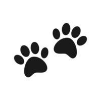 Paw Print icon. Paw vector. Paw print illustration. Paw print sign. vector