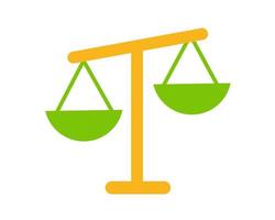 vector design, icon, legal scale shape illustration