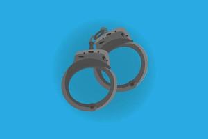 handcuffs vector illustration