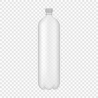 PET plastic bottle vector