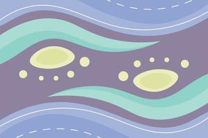 abstract wave colorful pastel background vector
