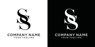 S or SS initial letter logo design vector. vector