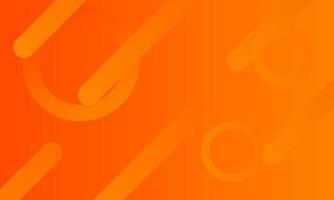 Abstract geometric background with orange gradient. vector