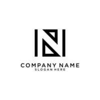 Letter N logo design concept. vector