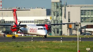 Dusseldorf airport traffic video