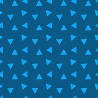 blue small triangle seamless background vector