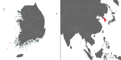 mapa con ubicación vector