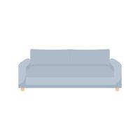 Sofa Flat Illustration. Clean Icon Design Element on Isolated White Background vector
