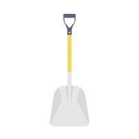 Shovel Flat Illustration. Clean Icon Design Element on Isolated White Background vector