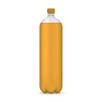 PET plastic bottle vector