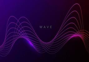 Abstract blue dynamic flyer background with shiny lines vector illustration
