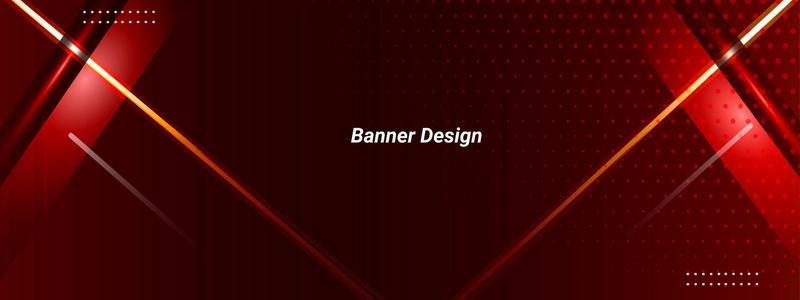 Free red banner - Vector Art