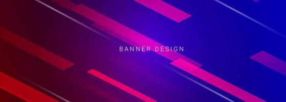 Abstract geometric design colorful pattern template banner design vector