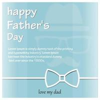 Realistic fathers day concept Free Vector