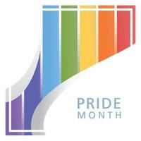 Gradient pride month lgbt background Free Vector