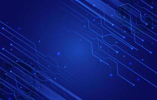 Modern Technology Background with Circuit Board vector