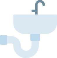 Ilustración de vector de lavabo sobre un fondo. Símbolos de calidad premium. Iconos vectoriales para concepto y diseño gráfico.