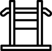 ilustración vectorial de escalada en un fondo. símbolos de calidad premium. iconos vectoriales para concepto y diseño gráfico. vector