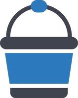 bucket vector illustration on a background.Premium quality symbols.vector icons for concept and graphic design.