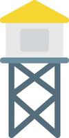 tower vector illustration on a background.Premium quality symbols.vector icons for concept and graphic design.