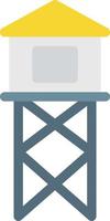 tower vector illustration on a background.Premium quality symbols.vector icons for concept and graphic design.