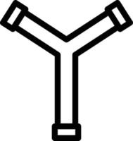 triple pipe vector illustration on a background.Premium quality symbols.vector icons for concept and graphic design.