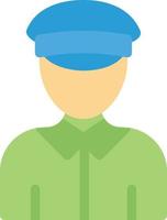 police man vector illustration on a background.Premium quality symbols.vector icons for concept and graphic design.