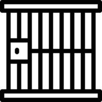 jail vector illustration on a background.Premium quality symbols.vector icons for concept and graphic design.