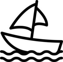 ilustración de vector de barco en un fondo. símbolos de calidad premium. iconos vectoriales para concepto y diseño gráfico.