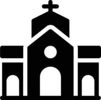 ilustración de vector de iglesia en un fondo. símbolos de calidad premium. iconos vectoriales para concepto y diseño gráfico.