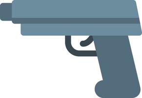 ilustración de vector de pistola en un fondo. símbolos de calidad premium. iconos vectoriales para concepto y diseño gráfico.