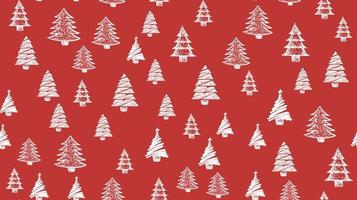 Christmas tree hand drawn illustrations. Vector. vector