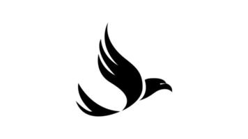 Ilustración de vector de símbolo de logotipo de pájaro