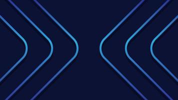 Modern dark blue triangle gradient lines vector background