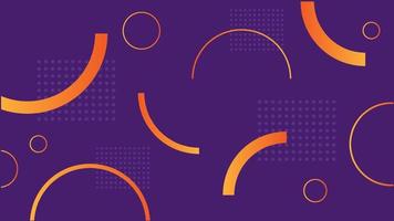 Modern geometric circle lines vector background