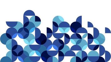 Modern abstract blue geometric design vector background