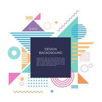 Abstract geometric vector banner elements background