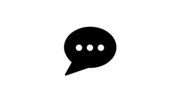 Bubble speech and chat symbol vector icon illustration