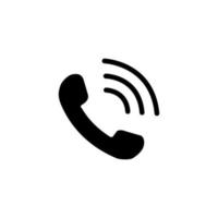 Phone icon with conversation symbol vector illustration