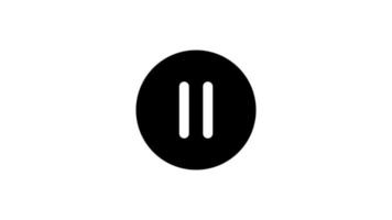Pause button symbol icon vector illustration