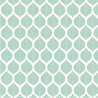 Abstract geometric leaves vector seamless pattern background