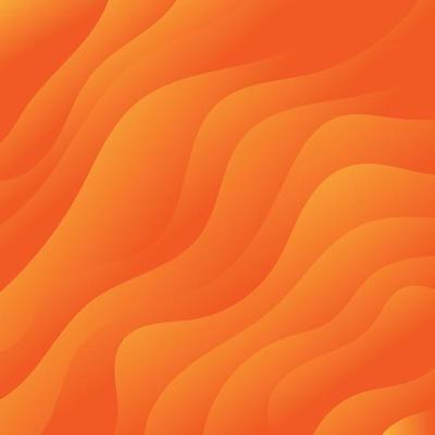 Modern abstract fluid gradient orange vector background