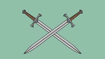 Free clip art Crossed swords by zeimusu