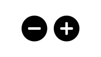 Plus minus symbol calculator vector icon illustration